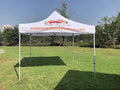 NaBai Custom Canopy Pop Up Tent 10x10 with Logo, Personalized Pop Up Canopy for Tradeshow, Customized Canopy Advertising Outdoor Tent (top Canopy + 16kgs Frame)