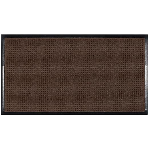 Guardian WaterGuard Indoor/Outdoor Wiper Scraper Floor Mat, Rubber/Nylon, 4'x20', Burgundy