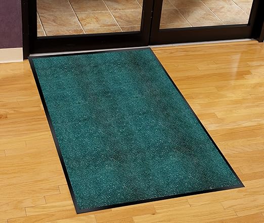 Guardian - 74030445 Silver Series Indoor Walk-Off Floor Mat, Vinyl/Polypropylene, 3'x4', Green