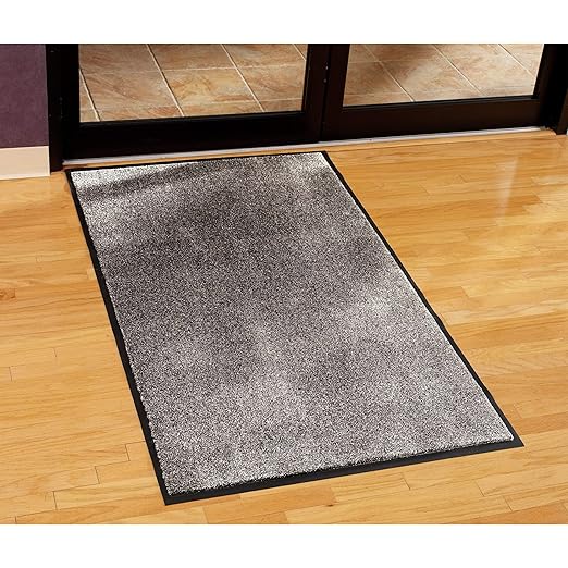 Guardian Silver Series Indoor Walk-Off Floor Mat, Vinyl/Polypropylene, 3'x5', Green