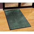 Guardian Silver Series Indoor Walk-Off Floor Mat, Vinyl/Polypropylene, 4'x6', Green