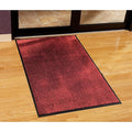 Guardian - 74031015 Silver Series Indoor Walk-Off Floor Mat, Vinyl/Polypropylene, 3'x10', Black/Red